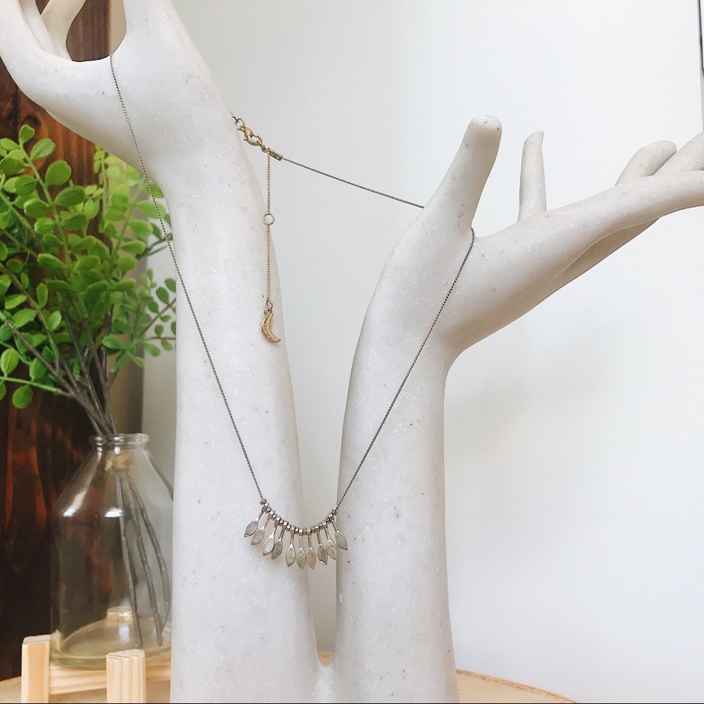 Aztec Dangle Drop Necklace